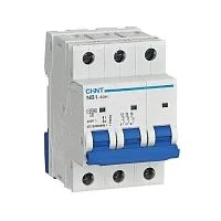 Выключатель автоматический модульный 3п D 40А 10кА NB1-63H (R) CHINT 179889