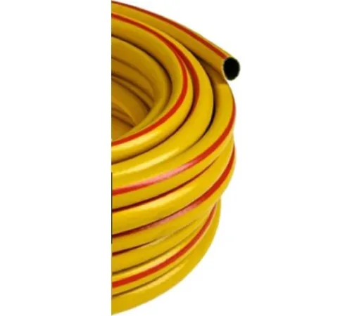 Шланг поливочный ПВХ усиленный пищевой трехслойн. армир. 3/4 50м желт. Вихрь 73/7/2/5 фото 5