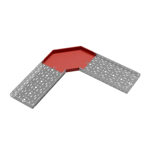 Угол для лотка горизонтальный 90град. 300х50 сталь 1мм "ПЛЮС" GLplus90-50-300 КМ PL0429 фото 2