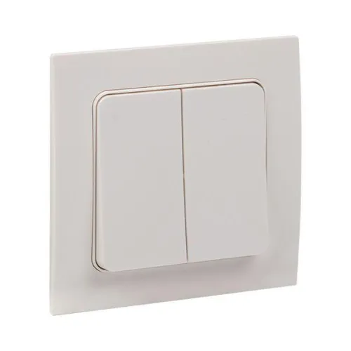 Выключатель 2-кл. Стокгольм 10А бел. PROxima EKF EXV10-023-10 фото 2