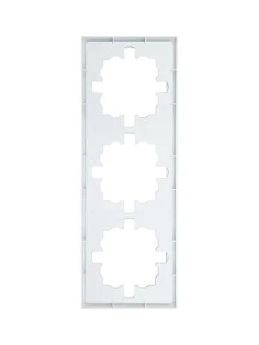 Рамка 3-мест. горизонт. ZIMA бел. LEZARD 704-0200-148 фото 2