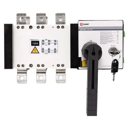 Устройство автоматического ввода резерва АВР 3п 125А 230В ТСР1 PROxima EKF ats-tsr1-125A-3p-pro фото 4