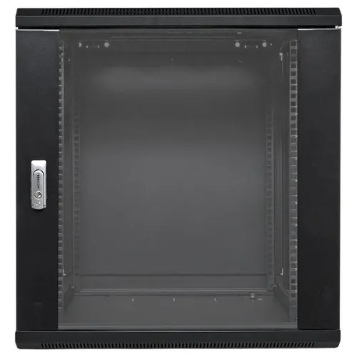 Шкаф настенный 19дюйм TERACOM PRO 12U 600х450мм дверь стеклянная с замком-ручкой черн. EKF TRP-WLL-1264-40B фото 17