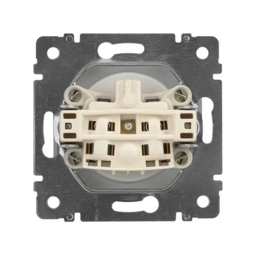 Розетка 1-м СП Valena 16А IP21 без заземл. на винтах механизм алюм. Leg 770116 фото 3