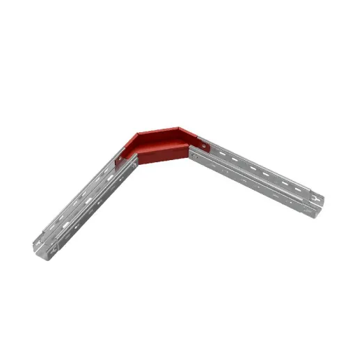 Угол для лотка горизонтальный 90град. 50х50 сталь 1мм "ПЛЮС" GLplus90-50-50 HD КМ PL1352 фото 2