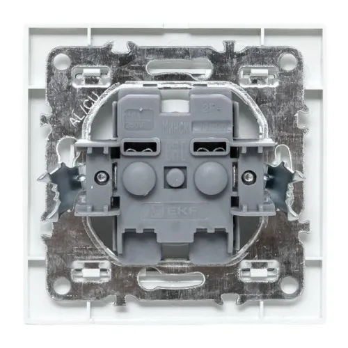 Розетка 1-м СП Минск 10А IP20 без заземл. защ. шторки бел. Basic EKF ERR10-022-100 фото 9