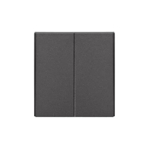 Выключатель 2-кл. СП STRONG MIELE 10А графит Kranz KR-78-0706-6