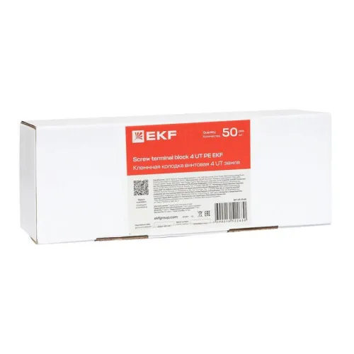 Колодка клеммная винтовая 4 UT земля EKF scr-ut-4-pe фото 10