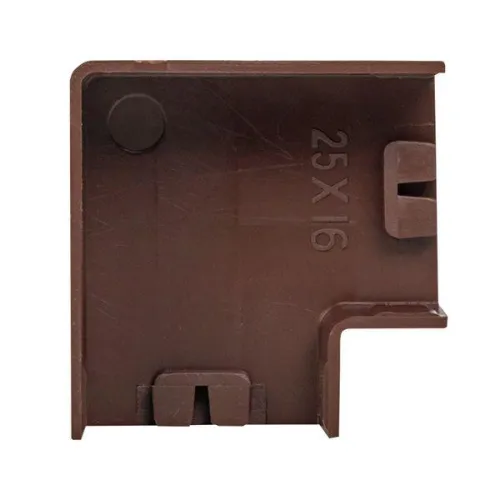 Поворот на 90град. 25х16 под темн. дерево Plast PROxima (уп.4шт) EKF abd-25-16x4 фото 3