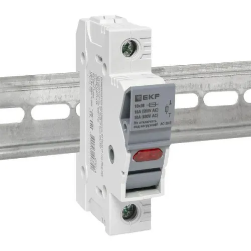 Предохранитель-разъединитель DF 10х38 1п (тип ПВЦ) EKF df101-e фото 2