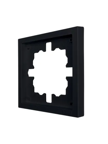 Рамка 1-мест. горизонт. ZIMA черн. бархат LEZARD 704-4200-146 фото 2