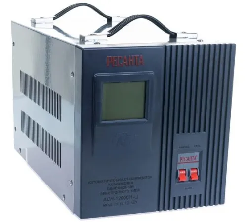 Стабилизатор напряжения АСН-12000/1-Ц 1ф 12кВт IP20 релейный Ресанта 63/6/10 фото 3