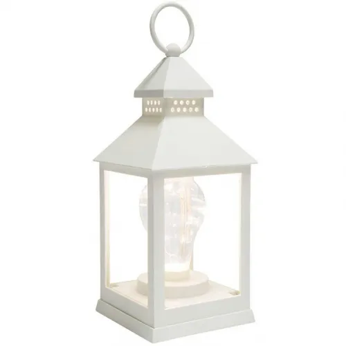 Фонарь декоративный 10.5х10.5х24см тепл. бел. со свечкой корпус бел. Neon-Night 513-052 фото 15