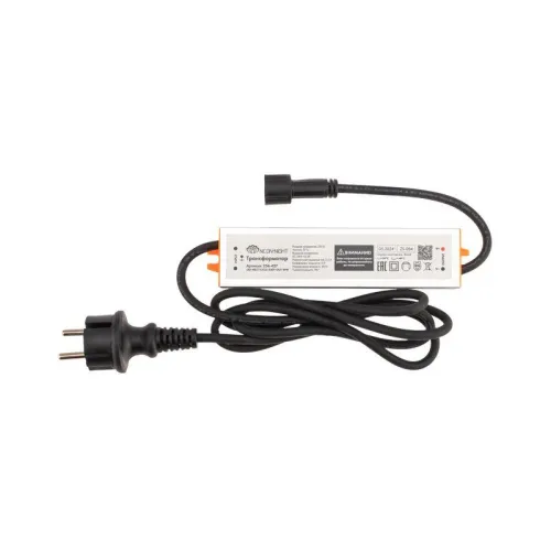 Гирлянда светодиодная "Тающие сосульки" 10шт х 50см шаг 100см 600LED тепл. бел. 24В провод каучук черн. соединяется Neon-Night 256-427 фото 6