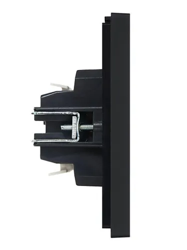 Выключатель 2-кл. СП FORTE&PIANO 10А FP106 с индикацией черн. IEK FP-V20-1-10-1-K02 фото 4