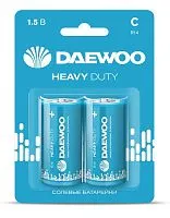 Элемент питания солевой C/R14 1.5В Heavy Duty 2021 BL-2 (уп.2шт) DAEWOO 5029422