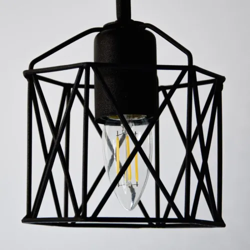 Светильник "Стелла" 131 НПБ 01-3х60-202 Е27 ИУ черн. муар Элетех 1005404669 фото 4