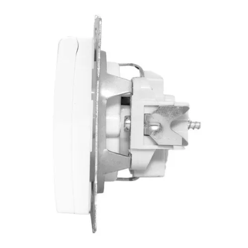 Механизм розетки 1-м Валенсия 16А IP44 с заземл. защ. шторки с крышкой бел. PROxima EKF EWV10-124-90 фото 6