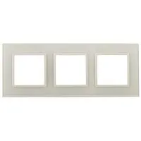 Рамка 3-м Elegance 14-5103-02 стекло слон. кость Эра Б0059171