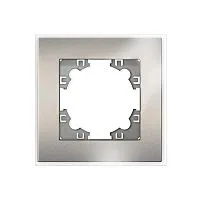 Рамка 1-м Афина стеклянная мокко UNIVersal 2284