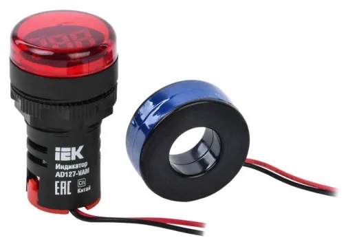 Индикатор значения напряжения и тока AD127-VAM KARAT IEK BBI40-VAM