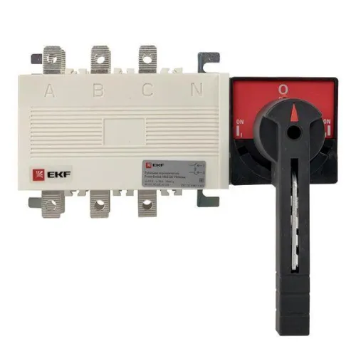 Рубильник-переключатель 3п 100А с рукояткой управления для прямой установки PowerSwitch PROxima EKF pscs-100-3 фото 2