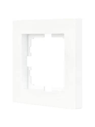 Рамка 1-местн. горизонт. VESNA бел. (20шт/240шт) LEZARD 742-0200-146 фото 2