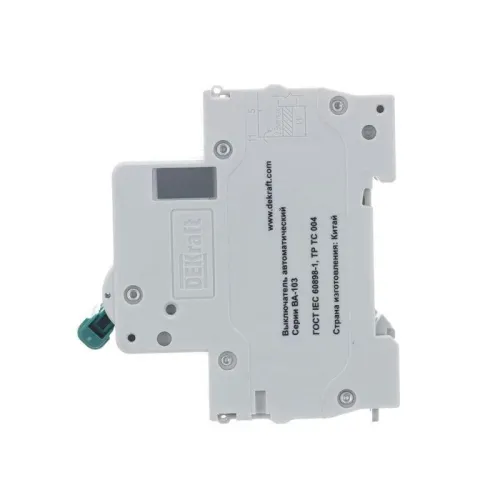 Выключатель автоматический модульный 3п C 63А ВА103 DEKraft 12311DEK фото 3