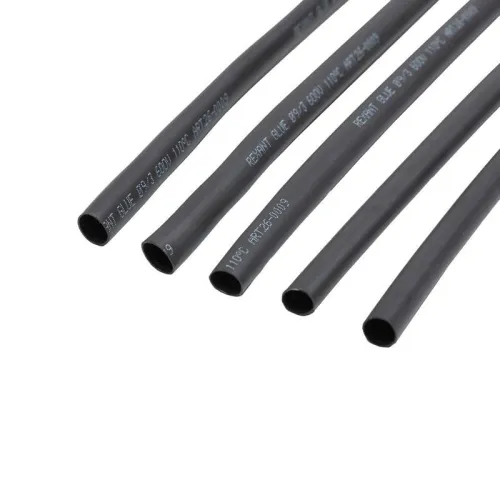 Трубка термоусадочная двустенная клеевая 9/3 (3:1) черн. 1м Rexant 26-0009 фото 4