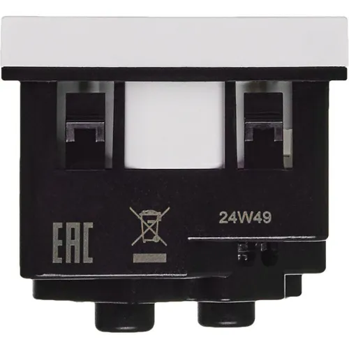 Розетка 2мод. 16А 250В 45град. с заземл. без защ. шторок винт. зажимы бел. ИЭК Leg 4521051 фото 6