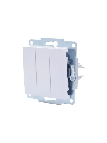 Выключатель 3-кл. СП Vesna механизм бел. LEZARD 742-0288-109 фото 5