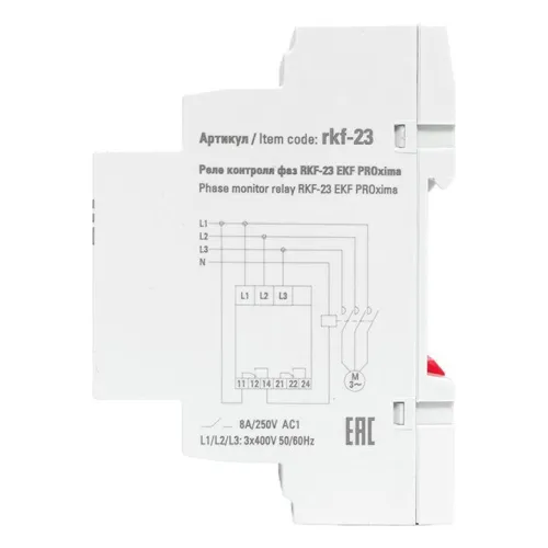 Реле контроля фаз RKF-23 EKF rkf-23 фото 7