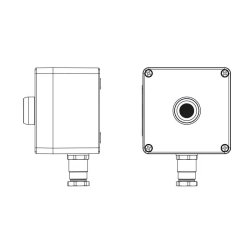 Пост управления взрывозащ. из полиэстера CPE-P-03-(1xP1B(11))-1xKH2MHK(C)1Ex d e IIC Т5 Gb / Ex tb IIIC T95град.C Db IP66/КЗ DKC 2231.031.22.1216