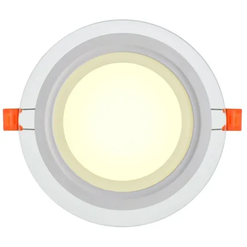 Светильник светодиодный ДВО 1621 12Вт 4000К IP20 встраив. со стекл. круг IEK LDVO0-1621-12-4000-K01 фото 2