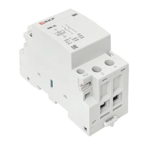 Контактор модульный КМ 25А 2NО (2 мод.) EKF km-2-25-20 фото 11