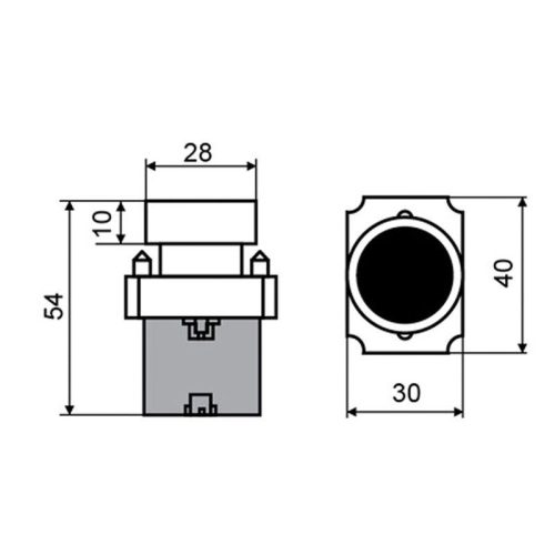 Кнопка XB2 зел. NO Rexant 36-5522 фото 2