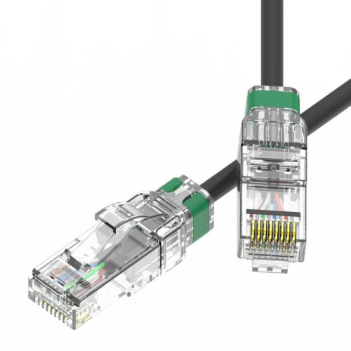 Патч-корд неэкранированный SLIM CAT6A U/UTP 4х2 28 AWG LSZH 1м черн. DKC RN6AUU4510BK-28