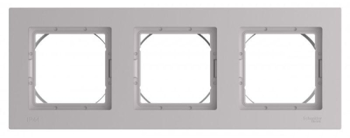 Рамка 3-пост. AtlasDesign Aqua IP44 алюм. SE ATN440303 фото 2