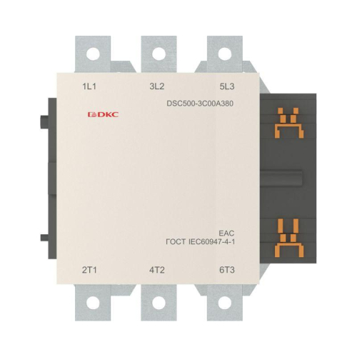 Контактор магнитный DSC500-3C00A380 500А 250кВт (AC3) 380В AC DKC DSC500-3C00A380 фото 2