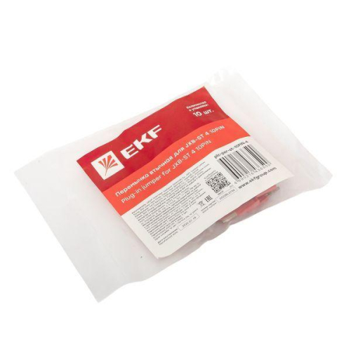 Перемычка втычная для ST/Push-in 4 10PIN (уп.10шт) EKF plc-per-st-10PIN-4 фото 7