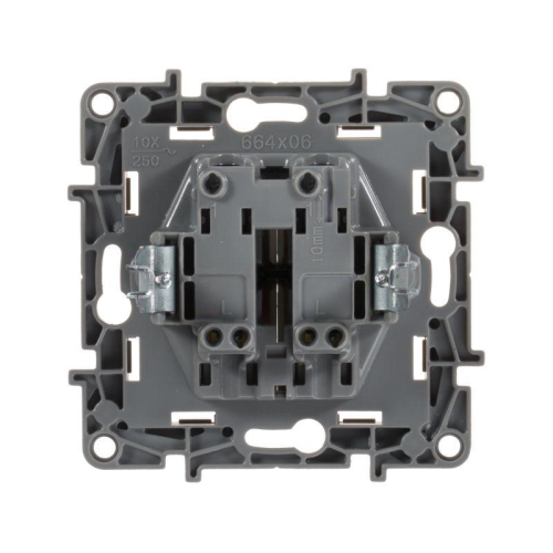 Выключатель 2-кл. СП Etika 10А IP20 250В 10AX безвинтов. зажимы механизм сл. кость Leg 672302 фото 6