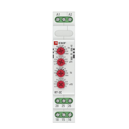 Реле времени RT-2C 2 регулир. порога времени 2 исп. конт. EKF rt-2c фото 3