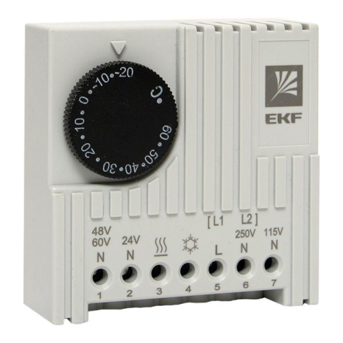 Термостат NO/NC (охлаждение/обогрев) на DIN-рейку 5-10А 230В IP20 PROxima EKF thermo-no-nc-din фото 7
