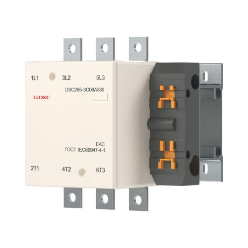 Контактор магнитный DSC265-3C00A380 265А 130кВт (AC3) 380В AC DKC DSC265-3C00A380