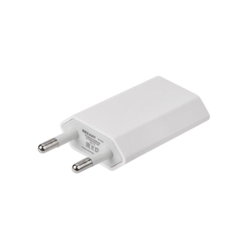 Устройство зарядное сетевое для iPhone/iPad USB 5В 1А бел. Rexant 16-0273 фото 4