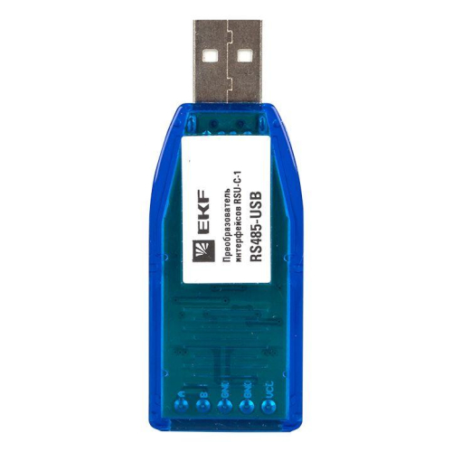 Преобразователь интерфейсов RSU-C-1 RS485-USB PROxima EKF RSU-C-1 фото 7