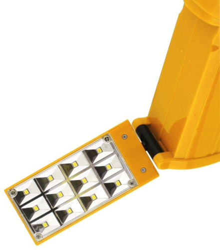 Фонарь аккумуляторный LED3819CSM 9LED + 12SMD 2 режима аккум. SLA 220В желт. Ultraflash 12102/12860 фото 11