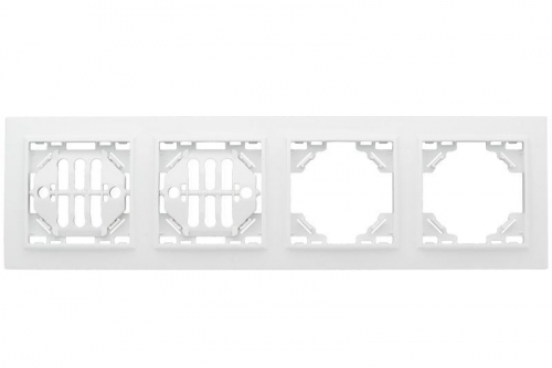 Рамка 4-м Минск горизонтальная бел. Basic EKF ERM-G-304-10 фото 3