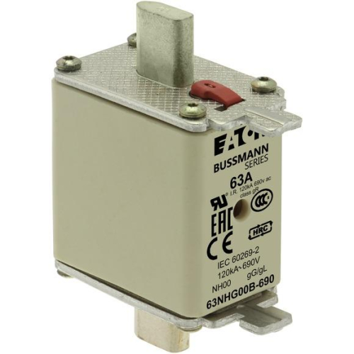 Предохранитель NH 63A 690В gG 00 двойная индикация EATON 63NHG00B-690 фото 7