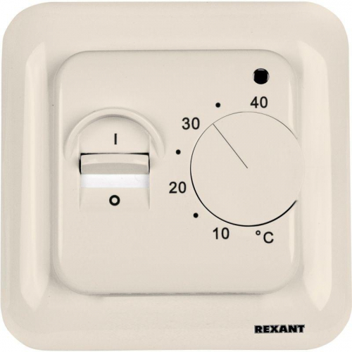 Термостат механический R70XT (OTN-1991; RTC 70.26; MST-1; MT-26; MTT-2; M5.713) 16А 3.6кВт для теплых полов датчик пола бел. Rexant 51-0531 фото 6